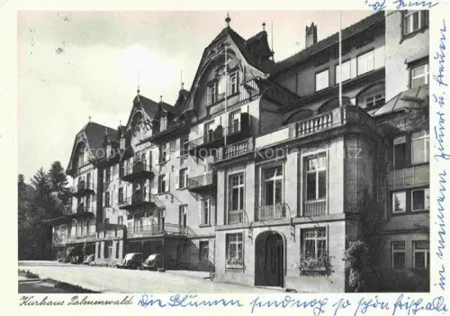 AK / Ansichtskarte FREUDENSTADT BW Kurhaus-Palmenwald Hotel Jugendstil Balkon Schwarzwald Autos Fassade
