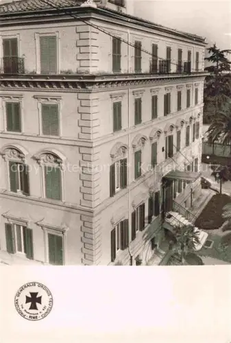 AK / Ansichtskarte ROMA  Rom Lazio IT Deutsch-Ordens-Haus Ordine-Teutonico Via-Nomentana Palast Fassade Palmen Balkon Orden