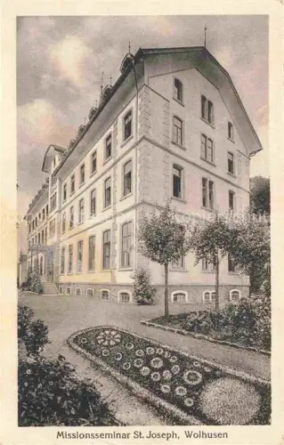 AK / Ansichtskarte Wolhusen Sursee LU Missionsseminar St-Joseph Seminargebaeude Garten Baeume