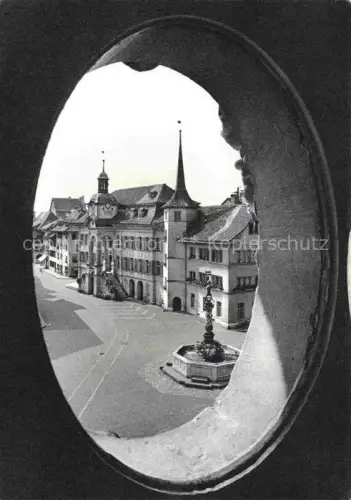 AK / Ansichtskarte ZOFINGEN AG Rathaus Stadtkasse Thutbrunnen Brunnen Marktplatz Turm Altstadt