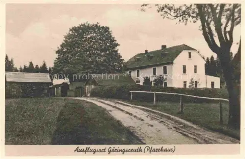 AK / Ansichtskarte Goeringsreuth Wunsiedel Bayern Pfarrhaus Ausflugsziel Wald Dorfstrasse Wohnhaus Wiese