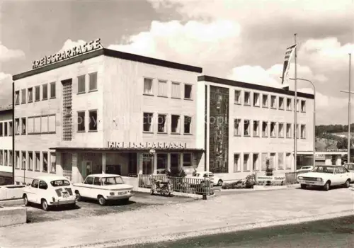 AK / Ansichtskarte Erbach  Odenwald Hessen Kreissparkasse Hauptstelle Odenwald Autos Parkplatz Neubau
