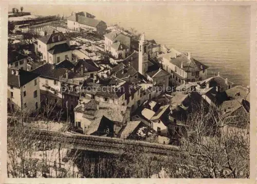 AK / Ansichtskarte Gerra Gambarogno Verzasca TI Dorfansicht Kirchturm Lago-Maggiore Weinberge Altstadt Daecher