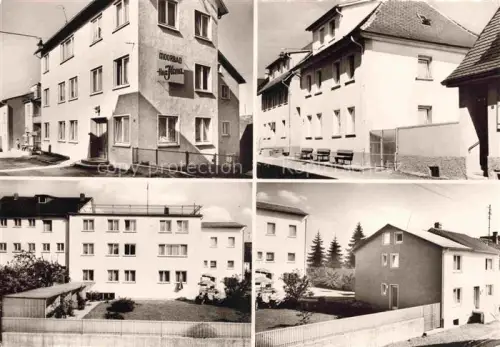 AK / Ansichtskarte Bad Buchau Federsee Biberach BW Moorbad Haus-Ilona Pension Mehrbildkarte Wohnhaeuser Garten