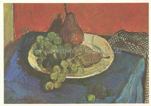 AK / Ansichtskarte WIRZ Karl (1885-1957) Kuenstlerkarte Fruechtestilleben 