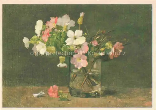 AK / Ansichtskarte PIGNOLAT Pierre (1838-1913) Kuenstlerkarte Geneve Fruehlingsblumen 