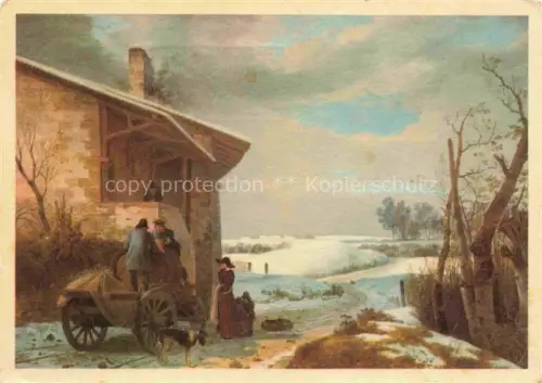 AK / Ansichtskarte TOEPFFER Adam-W. (1766-1847) Kuenstlerkarte Winterlandschaft 