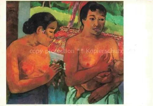 AK / Ansichtskarte GAUGUIN Paul (1848-1903) Kuenstlerkarte L'Offrande Muetter 