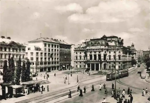 AK / Ansichtskarte STRAssENBAHN Tramway-- Bratislava Hviezdoslavovo nam 