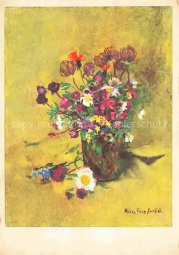 AK / Ansichtskarte FREY-SURBECK M. Kuenstlerkarte Bern Alpenblumen