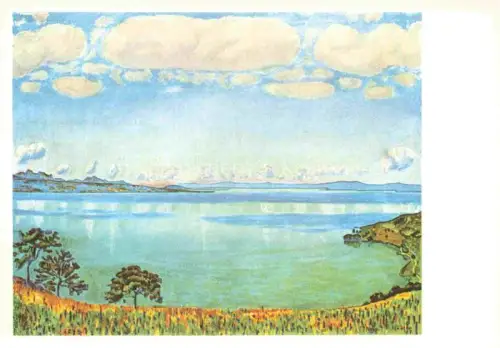 AK / Ansichtskarte HODLER Ferdinand (1853-1918) Kuenstlerkarte Genfersee