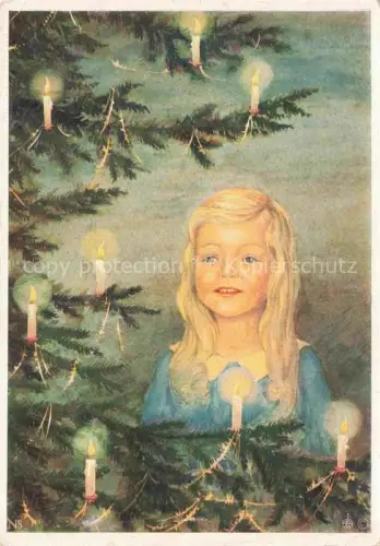 AK / Ansichtskarte SCHOLLY N. Kuenstlerkarte Nr. 5741 Weihnachtslichter 