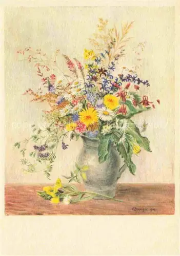 AK / Ansichtskarte ZUPPINGER Ernst Kuenstlerkarte Muralto Feldblumenstrauss Fleurs des champs 