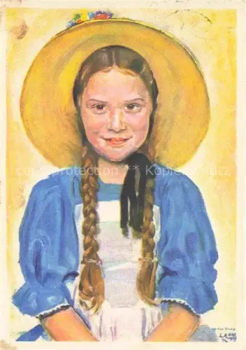 AK / Ansichtskarte SCHWARZ Hans Kaspar Kuenstlerkarte Zuerich Frohe Jugend Souriante jeunesse Maedchen 