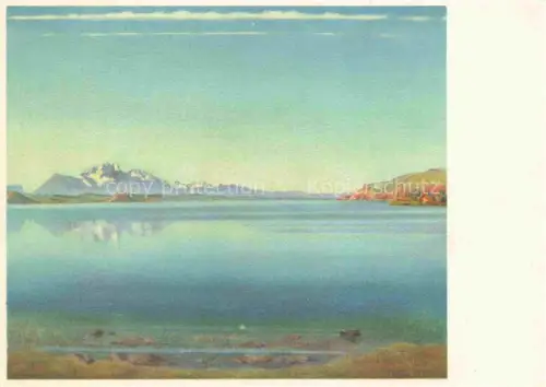 AK / Ansichtskarte JACOBI Marcus Kuenstlerkarte Schweiz Merligen Thunersee Lac de thoune Lago di thun 