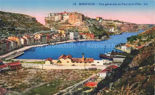 AK / Ansichtskarte Bonifacio 2A Corse du Sud Hafen Citadelle Altstadt Bucht Festung Haeuser