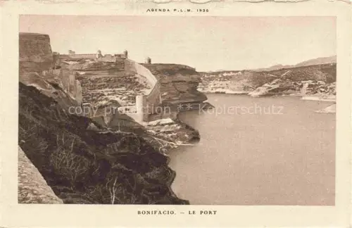 AK / Ansichtskarte Bonifacio 2A Corse du Sud Port Festung Klippen Bucht Zitadelle Steilkueste