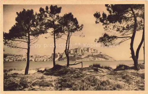 AK / Ansichtskarte Calvi 2B Haute-Corse Haute-Ville Marine Pinède Pinien Meer Zitadelle Stadt