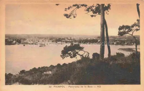 AK / Ansichtskarte PAIMPOL Saint-Brieuc 22 Cotes-d Armor Bucht Panorama Stadt Kiefern Hafen Kueste Route-de-Brenches Luxeuil