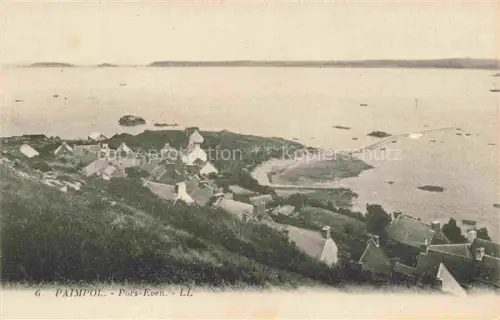 AK / Ansichtskarte Pors-Even PAIMPOL Saint-Brieuc 22 Cotes-d Armor Pors-Even Dorf Kueste Meer Inseln Haeuser Halbinsel Boote