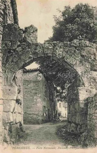 AK / Ansichtskarte PERIGUEUX 24 Dordogne Porte-Normande Anciennes-Fortifications Stadttor Ruine Bogen Gasse