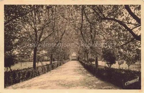 AK / Ansichtskarte Bergerac 24 Dordogne Petit-Séminaire Allée-des-Platanes Platanen Park Garten Allee