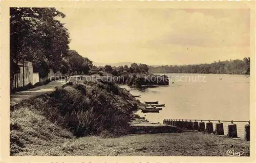 AK / Ansichtskarte Bergerac 24 Dordogne Rives-de-la-Dordogne Dordogne Fluss Boote Promenade Ufer Baeume