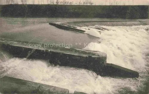 AK / Ansichtskarte Bergerac 24 Dordogne Barrage Dordogne Wehr Wasser Staudamm Fluss Stroemung