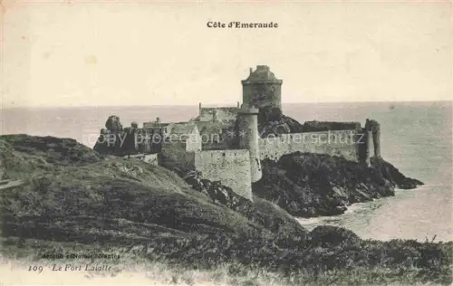 AK / Ansichtskarte Fort Lalatte Fort-de-la-Latte Matignon 22 Cotes-d Armor Fort-la-Latte Burg Meer Kueste Felsen Turm Côte-d Emeraude