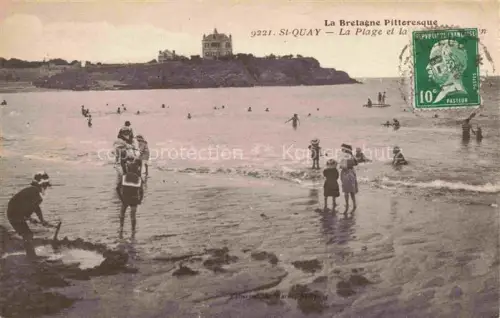 AK / Ansichtskarte Saint-Quay-Portrieux 22 Cotes-d Armor Plage Badegaeste Meer Kinder Frauen Insel-Comtesse Bretagne-Pittoresque