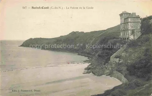 AK / Ansichtskarte Saint-Cast-le-Guildo DINAN 22 Cotes-d Armor Pointe-de-la-Garde Klippen Villa Bucht Kueste Meer
