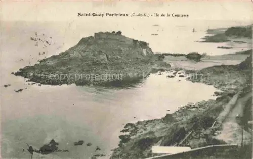 AK / Ansichtskarte Saint-Quay-Portrieux 22 Cotes-d Armor Île-de-la-Comtesse Insel Felsen Meer Kueste Gezeitenkanal