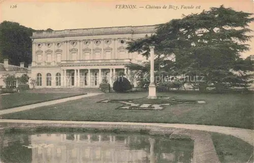 AK / Ansichtskarte Vernon  Evreux 27 Eure Château-de-Bizy Schloss Facade-est Park Wasserbecken Zeder Garten