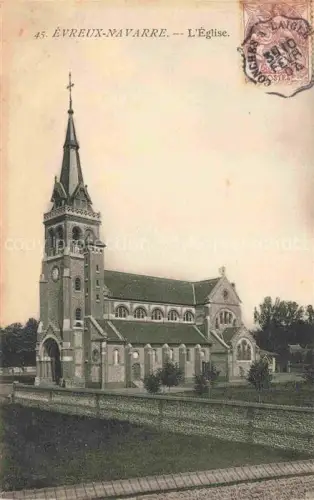 AK / Ansichtskarte EVREUX 27 Eure Église Kirchturm Neoromanisch Backsteinkirche