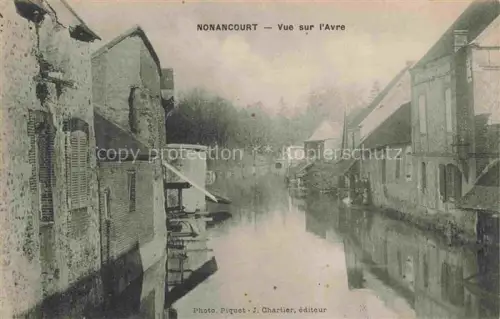 AK / Ansichtskarte Nonancourt EVREUX 27 Eure Vue-sur-l Avre Avre Fluss Muehle Haeuser