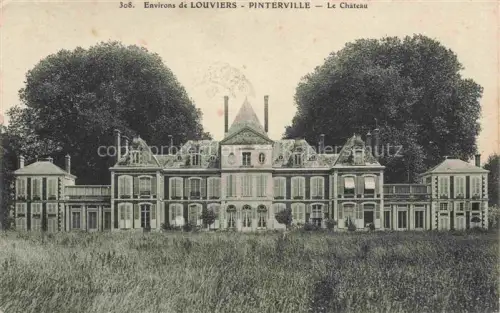 AK / Ansichtskarte Pinterville LES ANDELYS 27 Eure Le-Chateau Schloss Park Baeume Wiese Turm Symmetrie