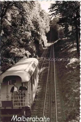 AK / Ansichtskarte BAD EMS Rheinland-Pfalz Malbergbahn Standseilbahn Schienen Wald Fahrgaeste Steigung