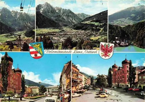 AK / Ansichtskarte LIENZ  Tirol AT Zettersfeld-Bahn Spitzkofel Tristacher-See Hauptplatz Liebburg Lienzer-Dolomiten Bergbahn Panorama Seilbahn