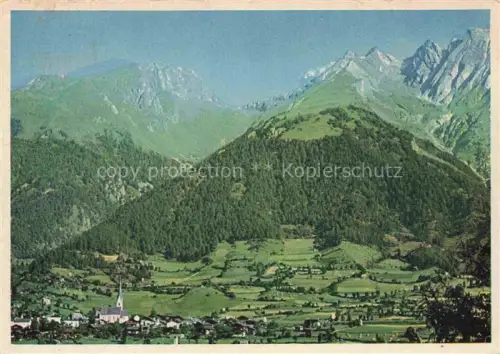 AK / Ansichtskarte Virgen  Hohe Tauern Tirol AT Dorf Bergpanorama Wiesen Kirche Alpen Talblick Wald