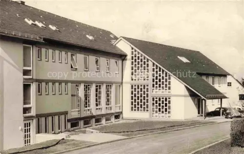 AK / Ansichtskarte Altenkirchen Pfalz Kusel Rheinland-Pfalz Landjugendakademie Landvolkshochschule Evangelisch Moderne-Architektur Kapelle Neubau Westerwald