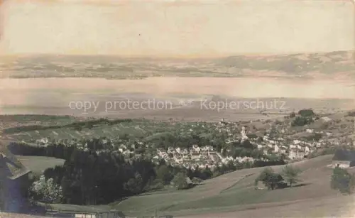 AK / Ansichtskarte Heiden Appenzell AR Bodensee Panorama Dorf Kirche Huegel Felder Haeuser