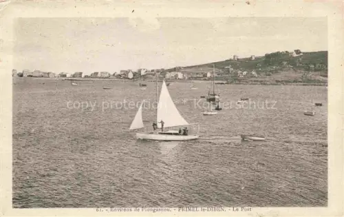 AK / Ansichtskarte Le Diben Plougasnou Morlaix 29 Finistere Primel-le-Diben Port Segelboote Hafen Kueste Boote