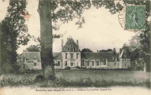 AK / Ansichtskarte Romilly-sur-Aigre Chateaudun 28 Eure-et-Loir Château-du-Jonchet Schloss Baeume Wiese Park Fassade