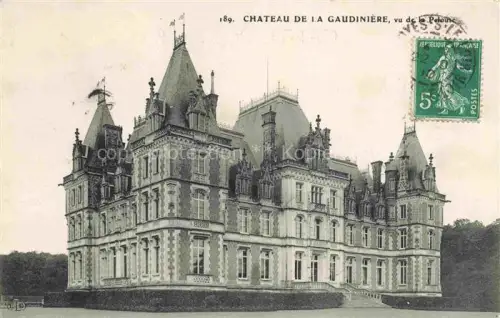 AK / Ansichtskarte Gaudiniere (Chateau) Nantes 44 Loire-Atlantique Château-de-la-Gaudinière Schloss Tuerme Herrenhaus Parkanlage Neorenaissance