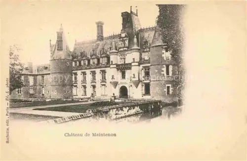 AK / Ansichtskarte MAINTENON CHARTRES 28 Eure-et-Loir Château-de-Maintenon Schloss Tuerme Wassergraben Renaissance-Architektur Fassade