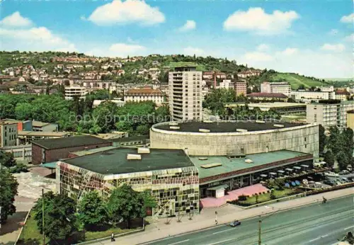 AK / Ansichtskarte STUTTGART  CITY Liederhalle Konzerthaus Hochhaus Stadtansicht Huegel