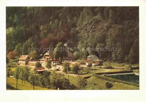 AK / Ansichtskarte Todtnau Schwarzwald BW Hotel-Waldeck Schwarzwald Wald Berge Schwimmbad Tal Gasthaus