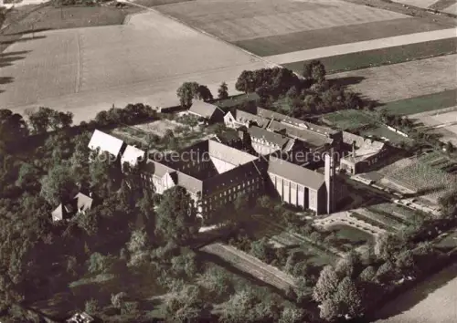 AK / Ansichtskarte Hamb Geldern St-Bernardin Kloster Luftbild Kirche Klosteranlage Felder