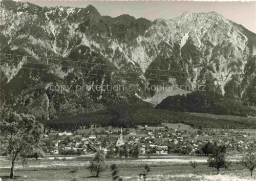 AK / Ansichtskarte Schaan  Liechtenstein FL Dorf Kirche Berge Alpen Panorama Wiesen Baeume
