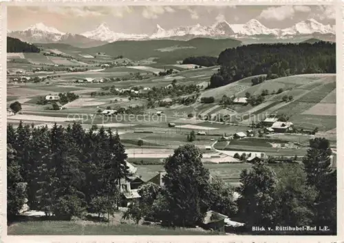 AK / Ansichtskarte Ruettihubel-Bad Walkringen BE Ruettihubel-Bad Panorama Berge Alpen Felder Wald Emmental